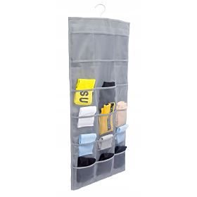 Organizzatore sospeso VITTO 30 tasche grigio