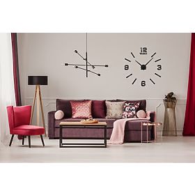 Orologio da parete Diy BAST 3D nero