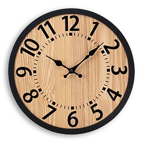 Orologio da parete in legno loft ABBAS 35 cm