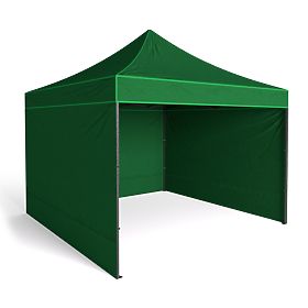 Padiglione commerciale espresso 3x3 m verde