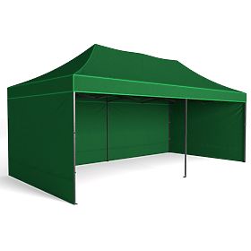Padiglione commerciale espresso - 3x6 m - verde