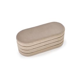 Panca CALPI con spazio di stoccaggio, beige (1p=1ks), Halmar