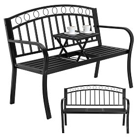 Panchina da giardino in metallo BANCO