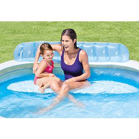 Piscina da giardino con sedili 229x218cm Intex 57190