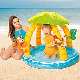 Piscina gonfiabile per bambini isola con tettoia INTEX 58417