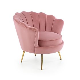 Poltrona relax AMORINITO rosa chiaro / oro, Halmar