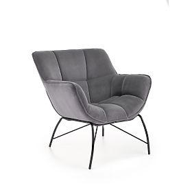 Poltrona relax BELTON grigia (1p=1pz)