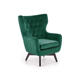 Poltrona relax MARVEL verde scuro / nero
