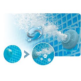 Pompa filtrante a sabbia per piscina 3500l/h INTEX 26642