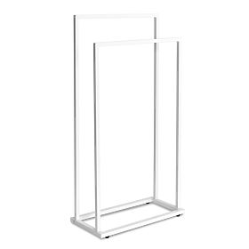 Porta asciugamani a 2 livelli GESI bianco, Rea