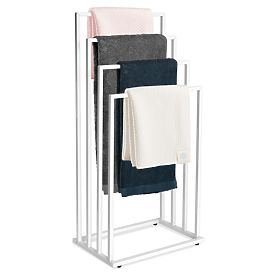 Porta asciugamani con 4 bracci Neli bianco