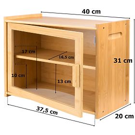 Portapane in bambù Pierre, contenitore per pane