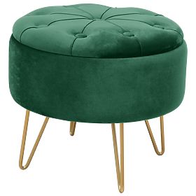 POUF CARO VERDE BOTTIGLIA