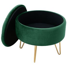 POUF CARO VERDE BOTTIGLIA