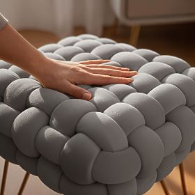 POUF DOTTY GRIGIO CHIARO