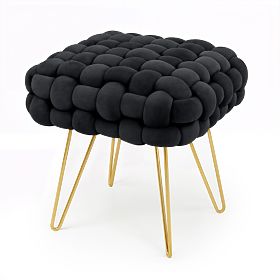 POUF DOTTY NERO