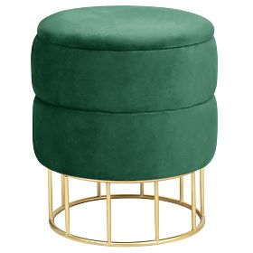 POUF ELZA VERDE BOTTIGLIA