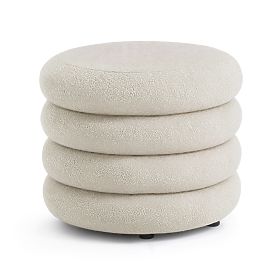 POUF MOLLIS BIANCO NEBBIOSO