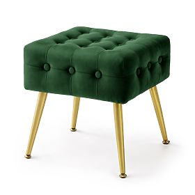 POUF QUADRA VERDE BOTTIGLIA