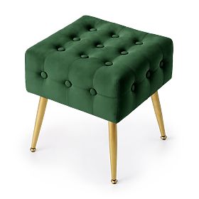 POUF QUADRA VERDE BOTTIGLIA