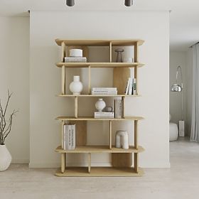Scaffale alto Tulumo, arrotondato, Rovere Cremona Torro