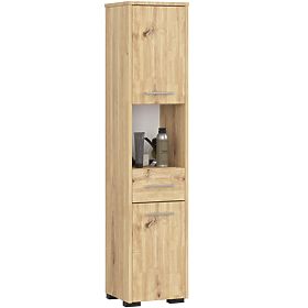 SCAFFALE BAGNO FIN COLONNA 30 2D 1SZ 1W 140cm PK ARTISAN