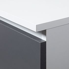SCAFFALE CHIUSO R60 2D 1SZ CLP PK BIANCO / GRIGIO