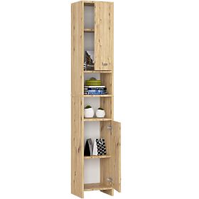 SCAFFALE DA BAGNO BETI 2D 2W ROVERE ARTIGIANO