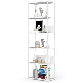 SCAFFALE METALLICO LOFT 600 BIANCO/BIANCO