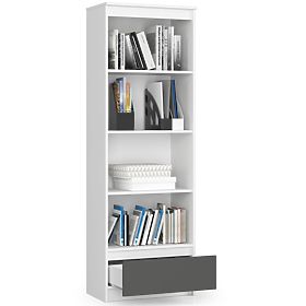 SCAFFALE R60 1SZ 4P CLP PK BIANCO / GRIGIO