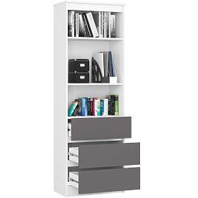 SCAFFALE R60 3SZ 2P CLP PK BIANCO / GRIGIO