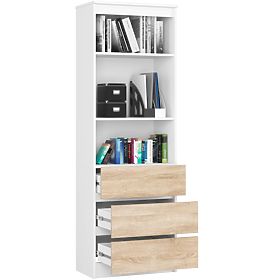 SCAFFALE R60 3SZ 2P CLP PK BIANCO / SONOMA