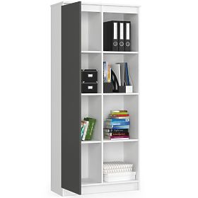 SCAFFALE R80 1D 4P CLP BIANCO / GRIGIO
