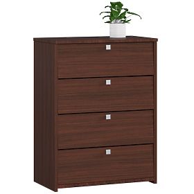 SCARPIERA CON 4 ANTE A RIBALTA 60 cm WENGE