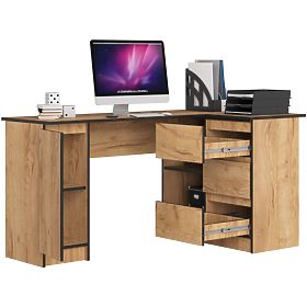 SCRIVANIA ANGOLARE B20 CLP DESTRA PK ROVERE CRAFT
