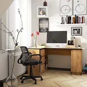 SCRIVANIA ANGOLARE B20 CLP SINISTRA PK ROVERE CRAFT