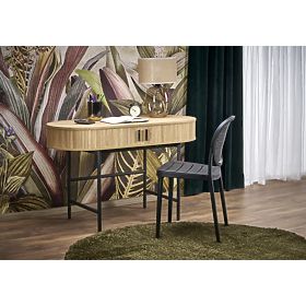 Scrivania B51 naturale / nero (1p=1pz), Halmar