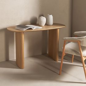 Scrivania/Consolle Oriento 120 cm, impiallacciatura di rovere naturale