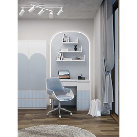 Scrivania Mijas DESTRA ARTESO BLU AZZURRO