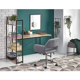 Scrivania NARVIK B1 - rovere sonoma/nero, Halmar