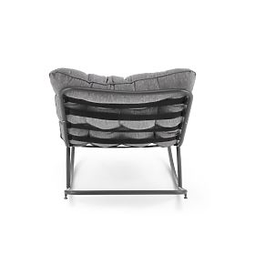 Sedia a dondolo GATTO - grigio, Halmar