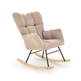 Sedia a dondolo VASCO - beige, Halmar