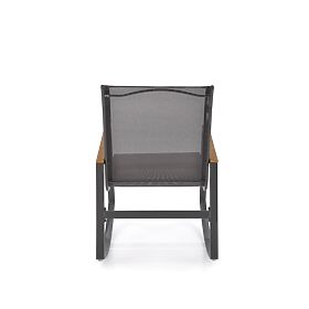 Sedia a dondolo Zlatan - grigia