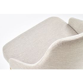 Sedia da pranzo TOLEDO - rovere miele/crema, Halmar