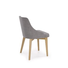 Sedia da pranzo TOLEDO - rovere sonoma/grigio chiaro, Halmar