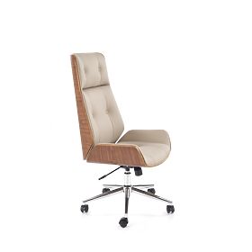 Sedia da ufficio WEBSTER noce/beige
