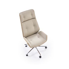 Sedia da ufficio WEBSTER noce/beige