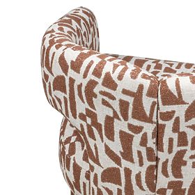 Sedia imbottita Castelo, marsala