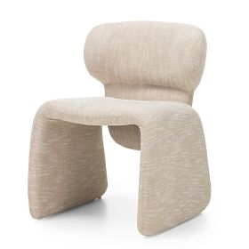 Sedia imbottita Nabila, beige, lectus
