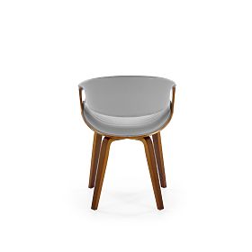 Sedia K544 grigia / noce (1p=1pz), Halmar